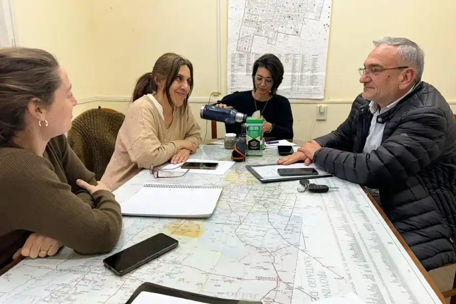 Reunión de Calvo con la coordinadora del Nodo