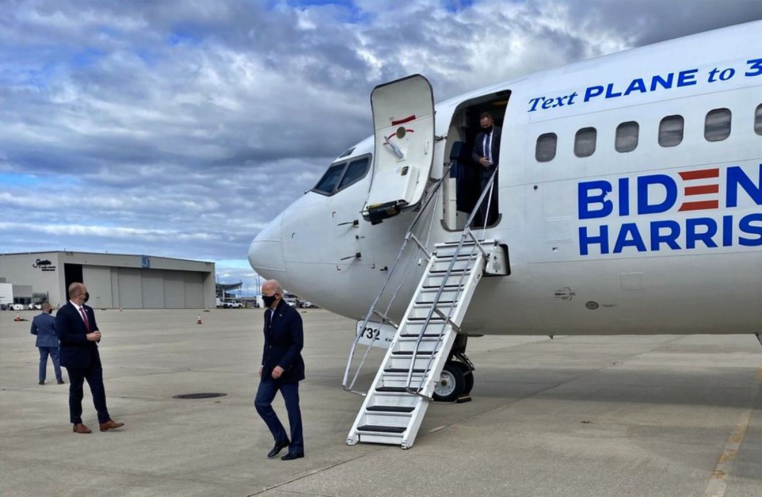 Conocé el Boeing 737 de la campaña presidencial de Joe Biden