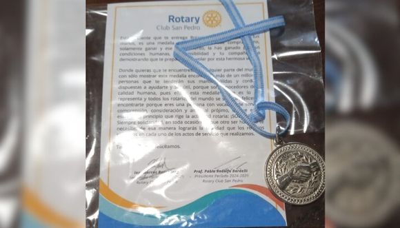 Rotary Club San Pedro reconoció a mejores compañeros de establecimientos educativos