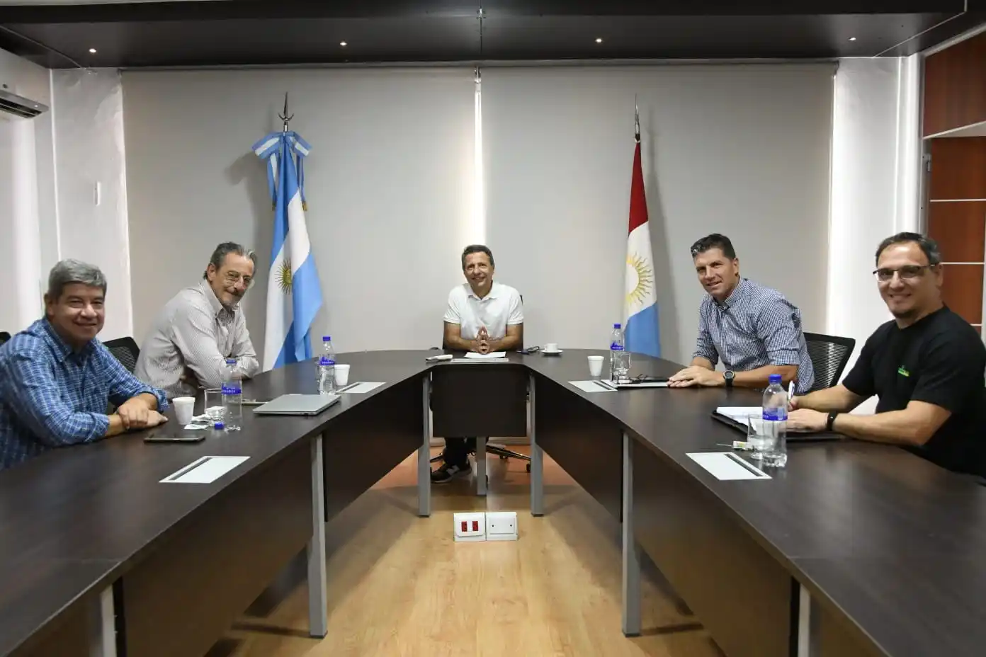 Los representantes de la firma santafesina tuvieron un encuentro con el intendente Bernarte y su equipo