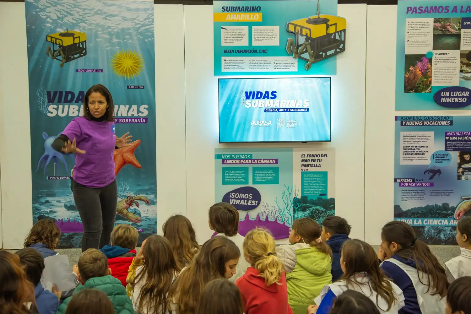Muestra Vidas submarinas