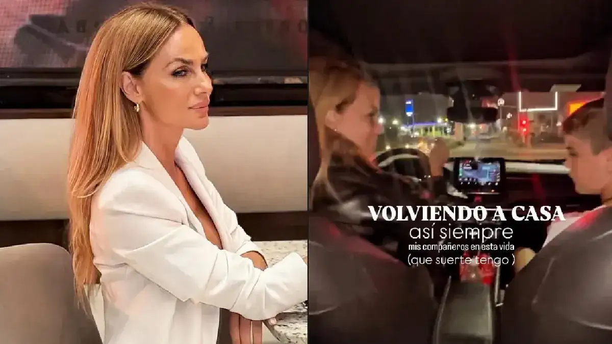 Sabrina Rojas compartió una captura de pantalla defendiendo el uso del cinturón de seguridad por parte de sus hijos en el automóvil, respondiendo a críticas