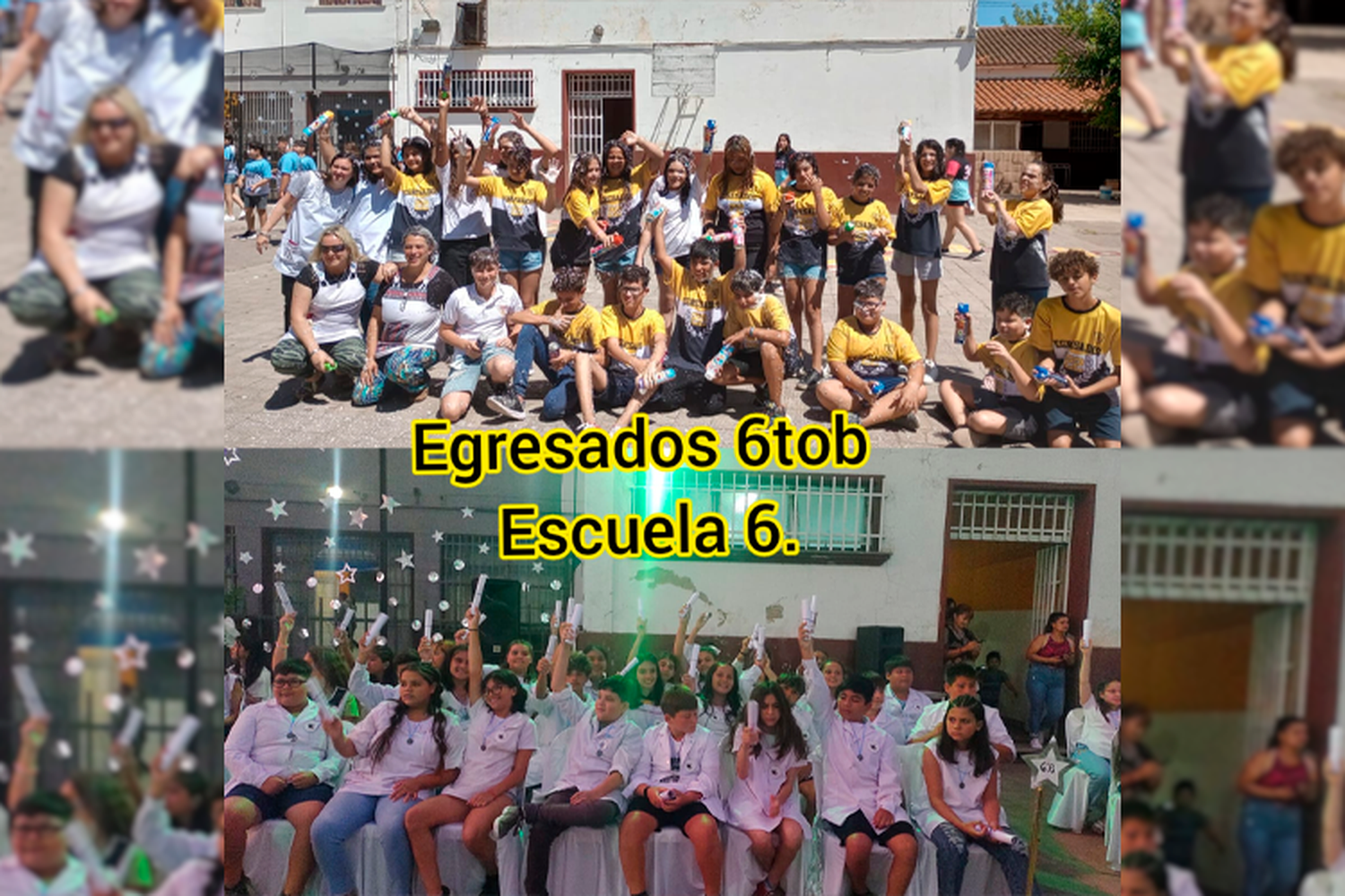 Egresados 2022: 6° B de la Escuela 6