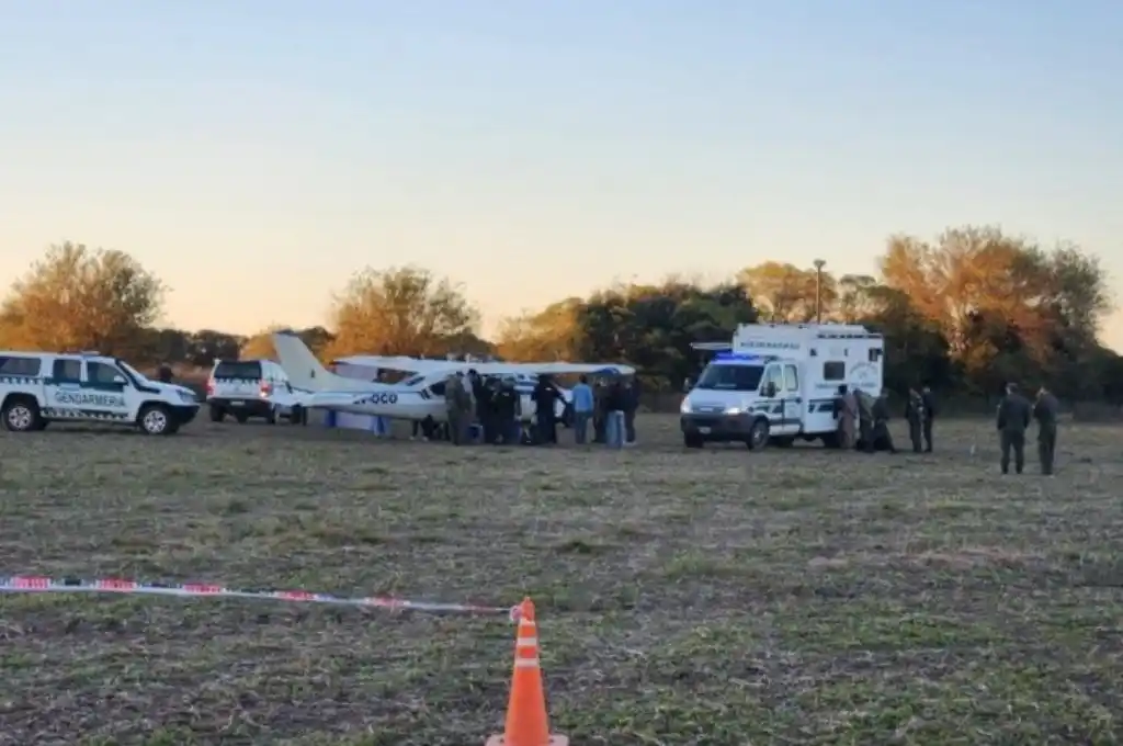 Avioneta con droga en Villa Eloísa