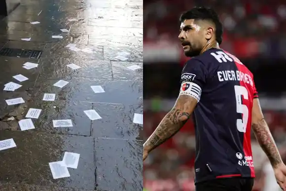 "Matar o morir": arrojaron panfletos con intimidaciones hacia el plantel de Newell's en peatonal Córdoba