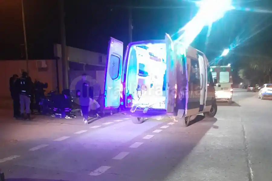 Se cayó de la bicicleta, sufrió un corte en la cabeza y perdió el conocimiento