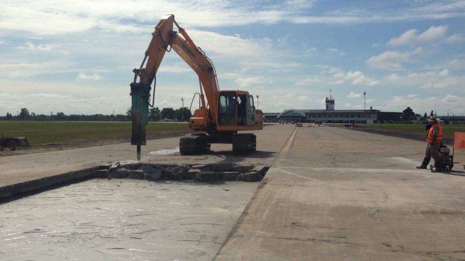 El aeropuerto de Rosario está cerrado por obras