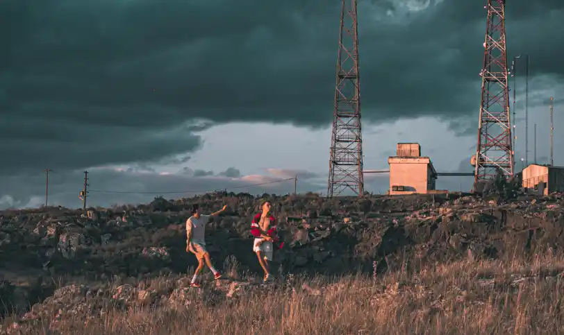 Kucka en uno de sus videos grabados en Tandil.