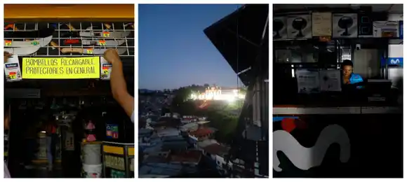 LOS VENEZOLANOS VIVIERON un «déjà vu» y regresaron los temores del 2019 (+Testimonios del apagón)