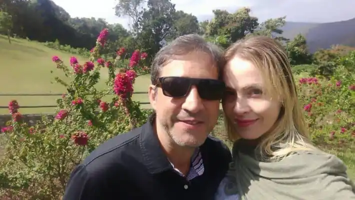 Flavia Gleske y Rolando Padilla camino al altar