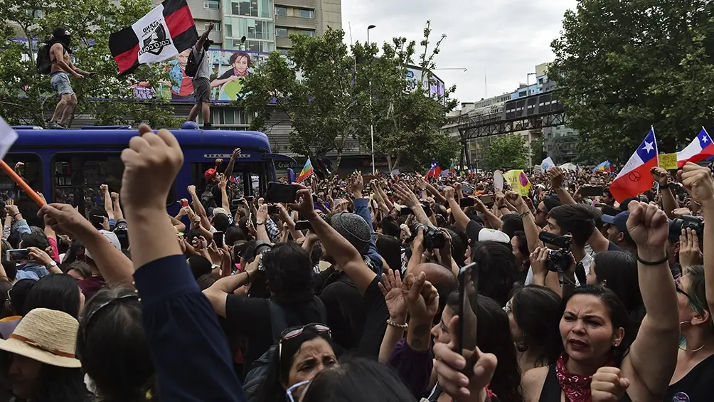 Por primera vez una marcha llegó hasta la casa de gobierno
