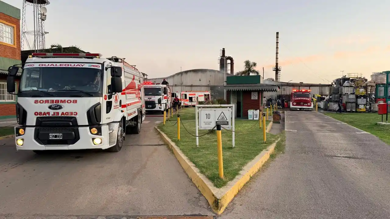 Incendio en la Planta sin personas afectadas o lesionadas