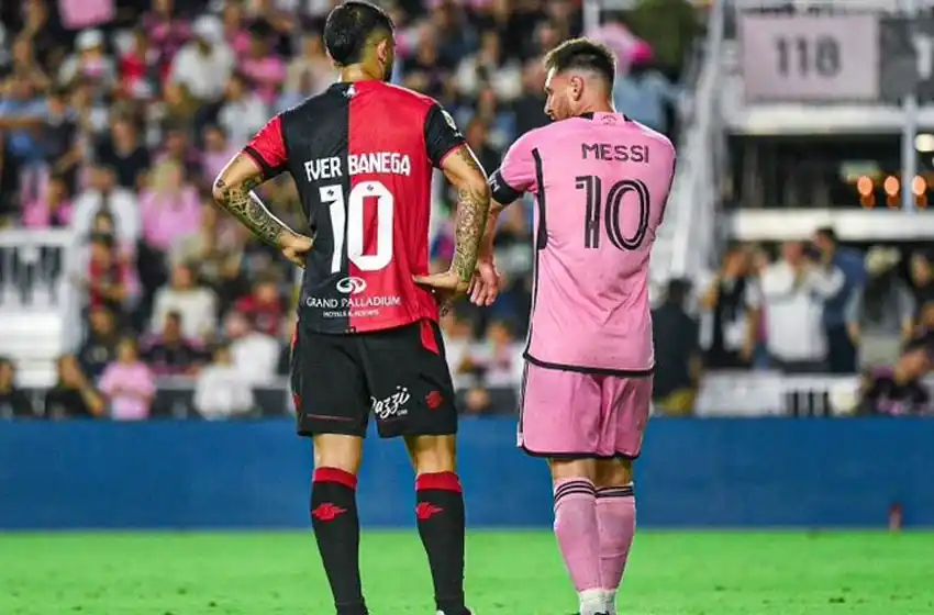 En un partido histórico, Newells y el Inter de Lionel Messi quedaron a mano e igualaron en Miami