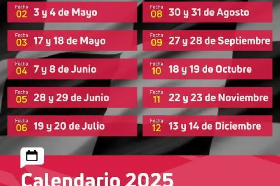 El TC 2000 presentó su calendario