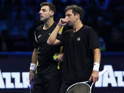 Horacio Zeballos y Marcel Granollers definirán el pase a las semifinales de las ATP Finals 2025 en la última fecha del Round Robin.Foto: Getty