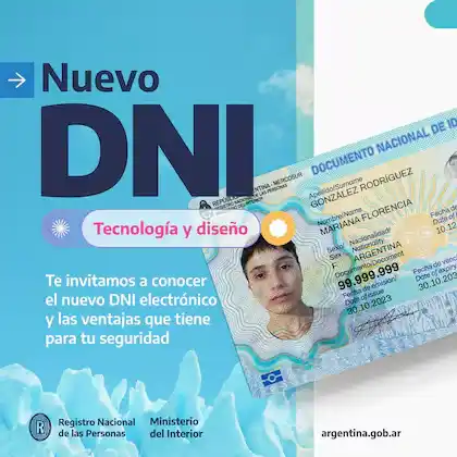 Nuevo DNI argentino: chip electrónico, policarbonato y más medidas de seguridad contra falsificaciones