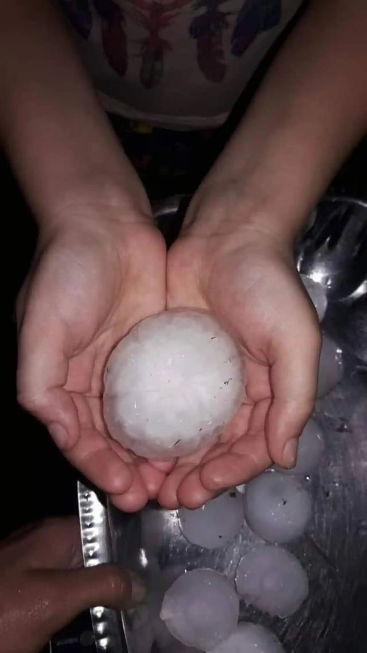 Una feroz pedrea azotó el sur de Córdoba