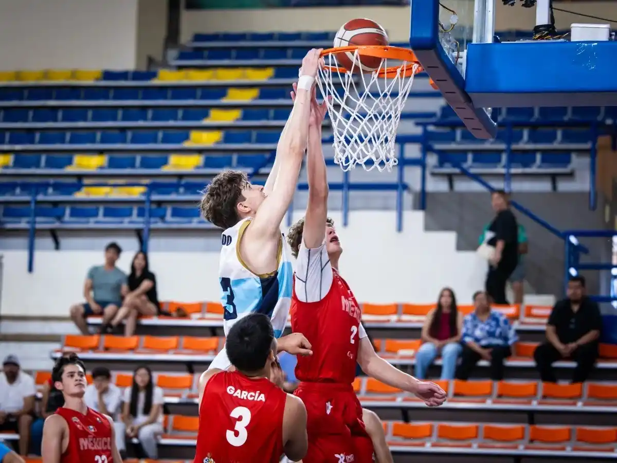 Argentina finalizó octavo en la Americup U16.Foto:CAB