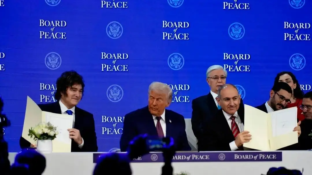 Milei y Trump en el Foro de Davos