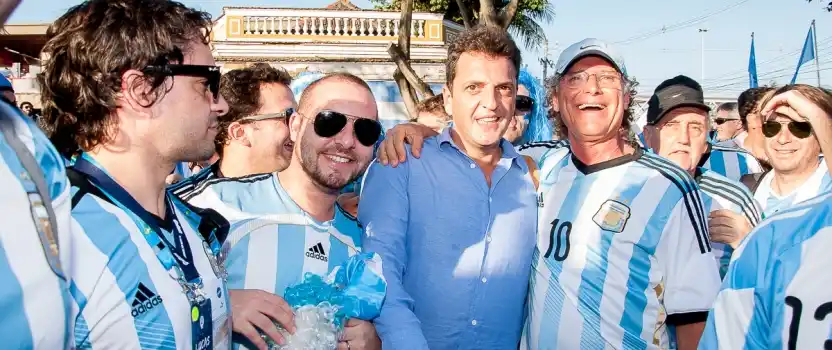 Mundial Brasil 2014: Massa es el único presidenciable que viajó a Río para ver Argentina en la final