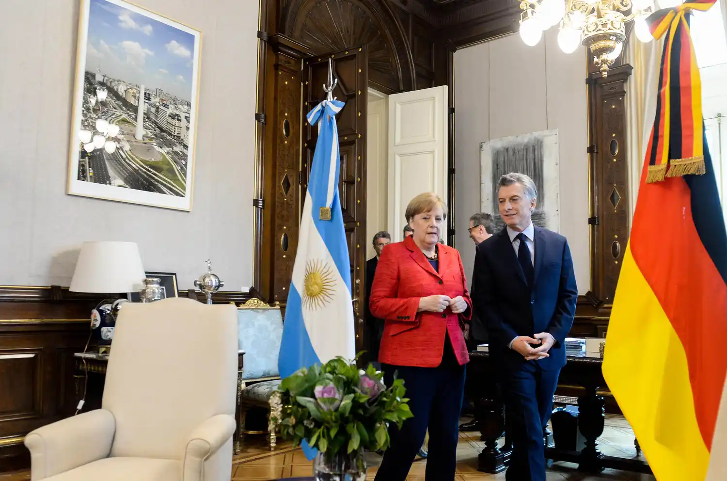 Merkel elogió «apertura» económica de Macri y destacó alianza en G-20