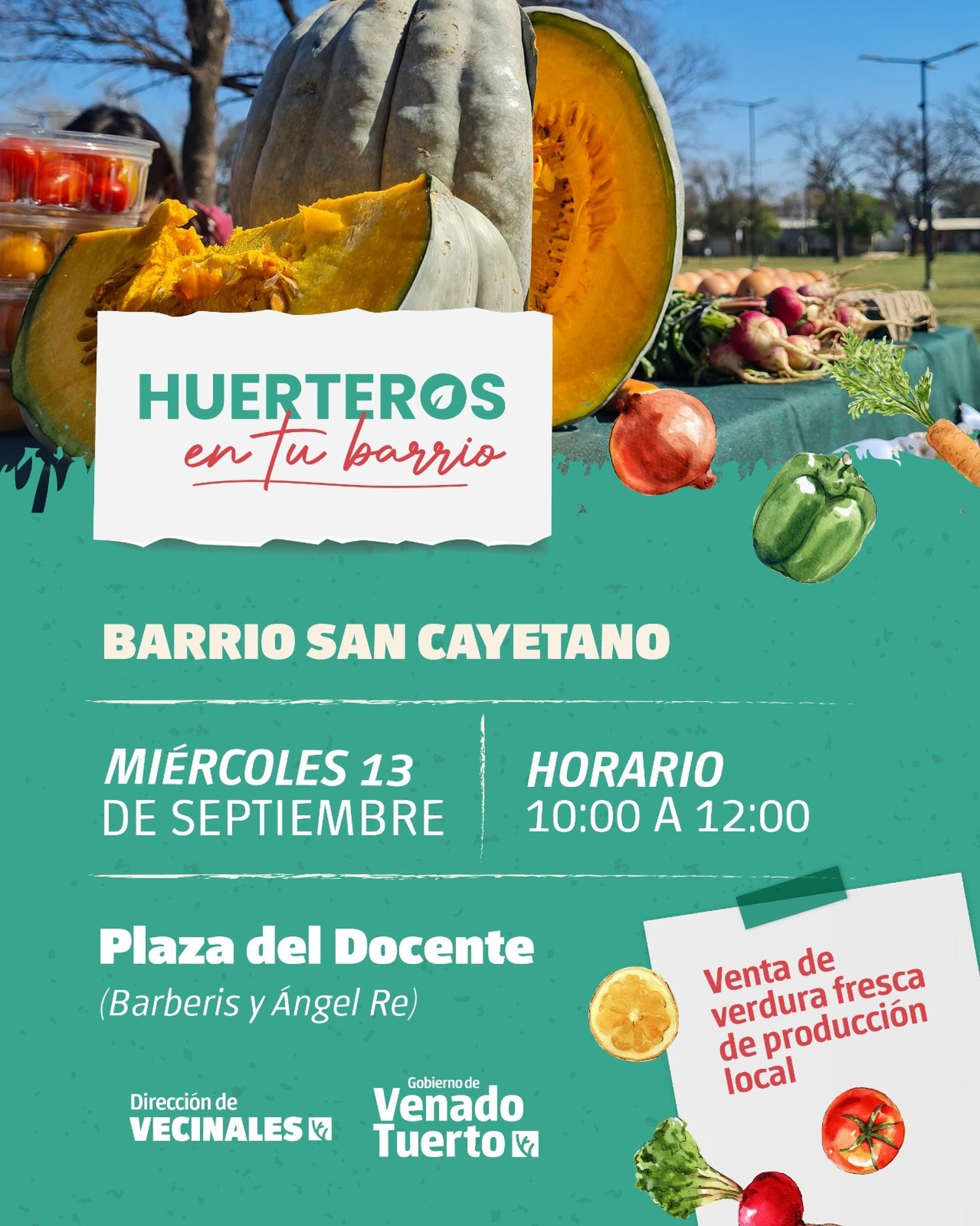 Huerteros en tu barrio