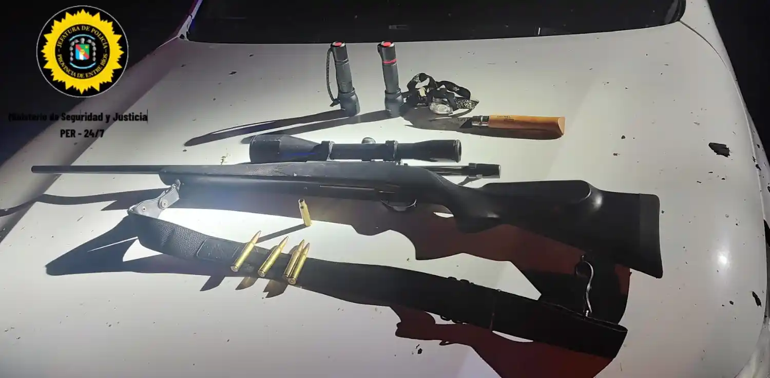 Interceptaron a cazadores furtivos en Colonia El Potrero