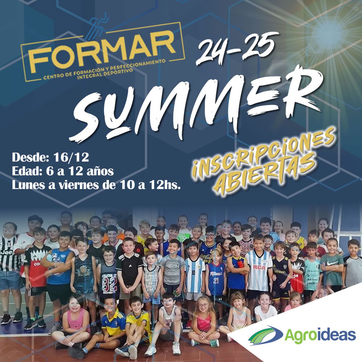 El Formar Summer que se viene, actividad deportiva en verano