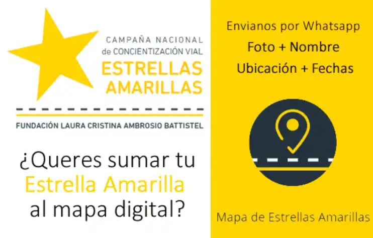 Campaña Estrellas amarillas: Piden colaboración para el "mapa digital"