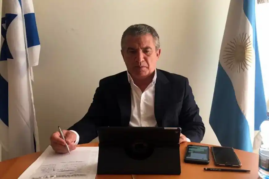 Urribarri no contestó preguntas, pero optó por presentar un escrito