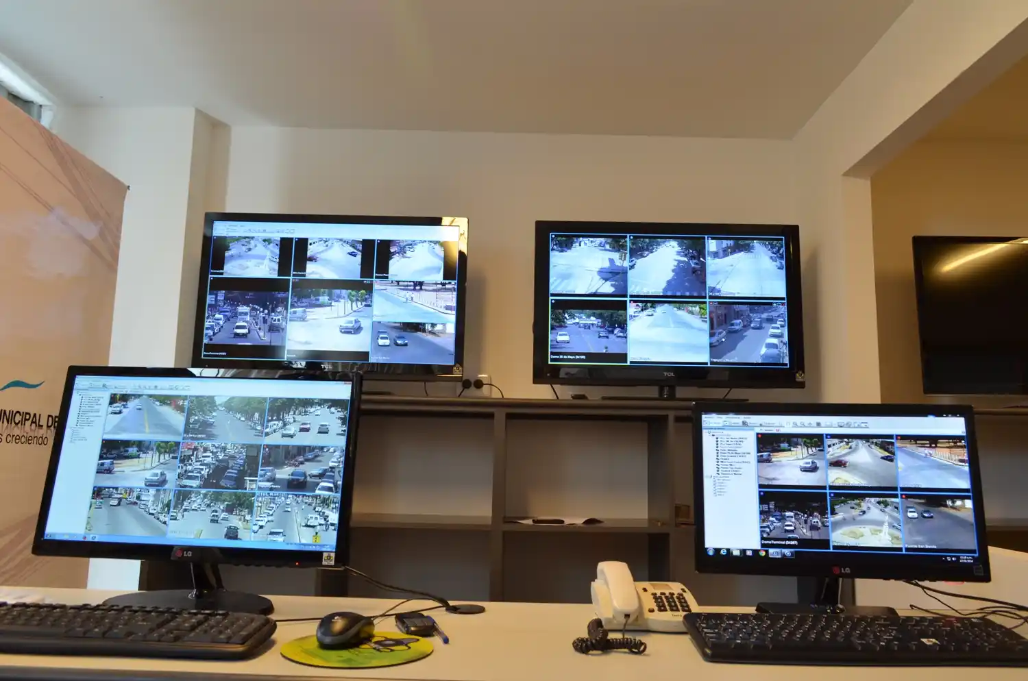 Azul: Presentaron el Centro de Monitoreo de cámaras de seguridad