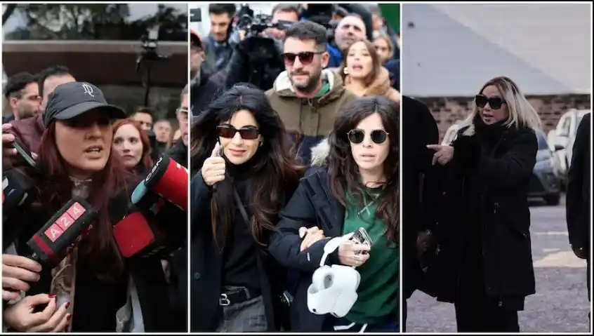 Cómo reaccionaron Dalma, Gianinna y Jana Maradona y Verónica Ojeda tras la nulidad del juicio por la muerte de Diego