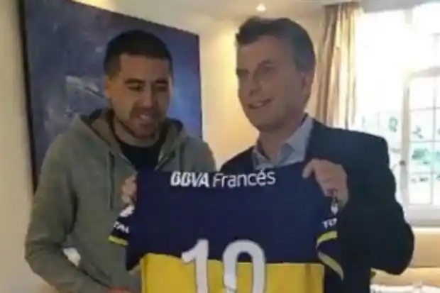 Riquelme y Macri se reunieron en Olivos
