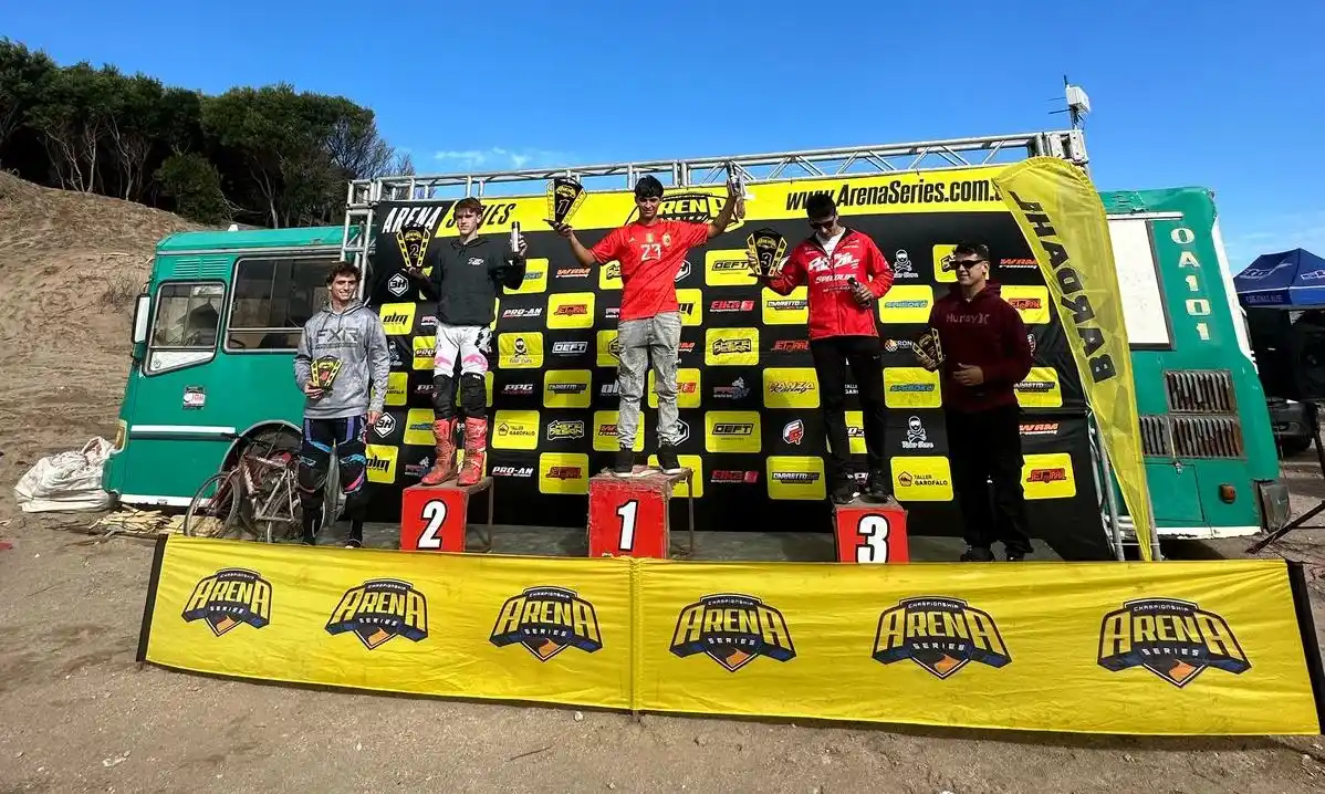 Nicolás Della Penna ganó en su categoría en la segunda fecha del Arena Series