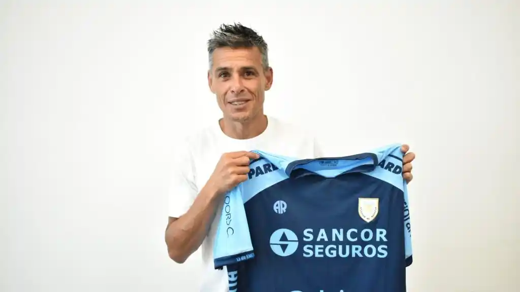 Iván Juárez en su regreso a Atlético Rafaela.