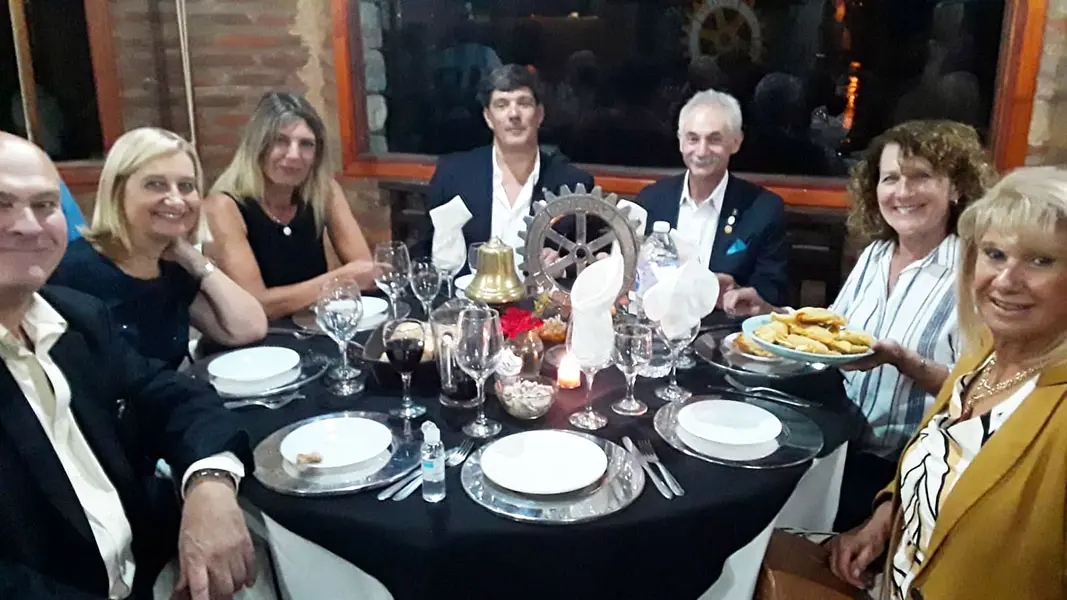 Visita Necochea el gobernador del Distrito 4921 de Rotary Internacional