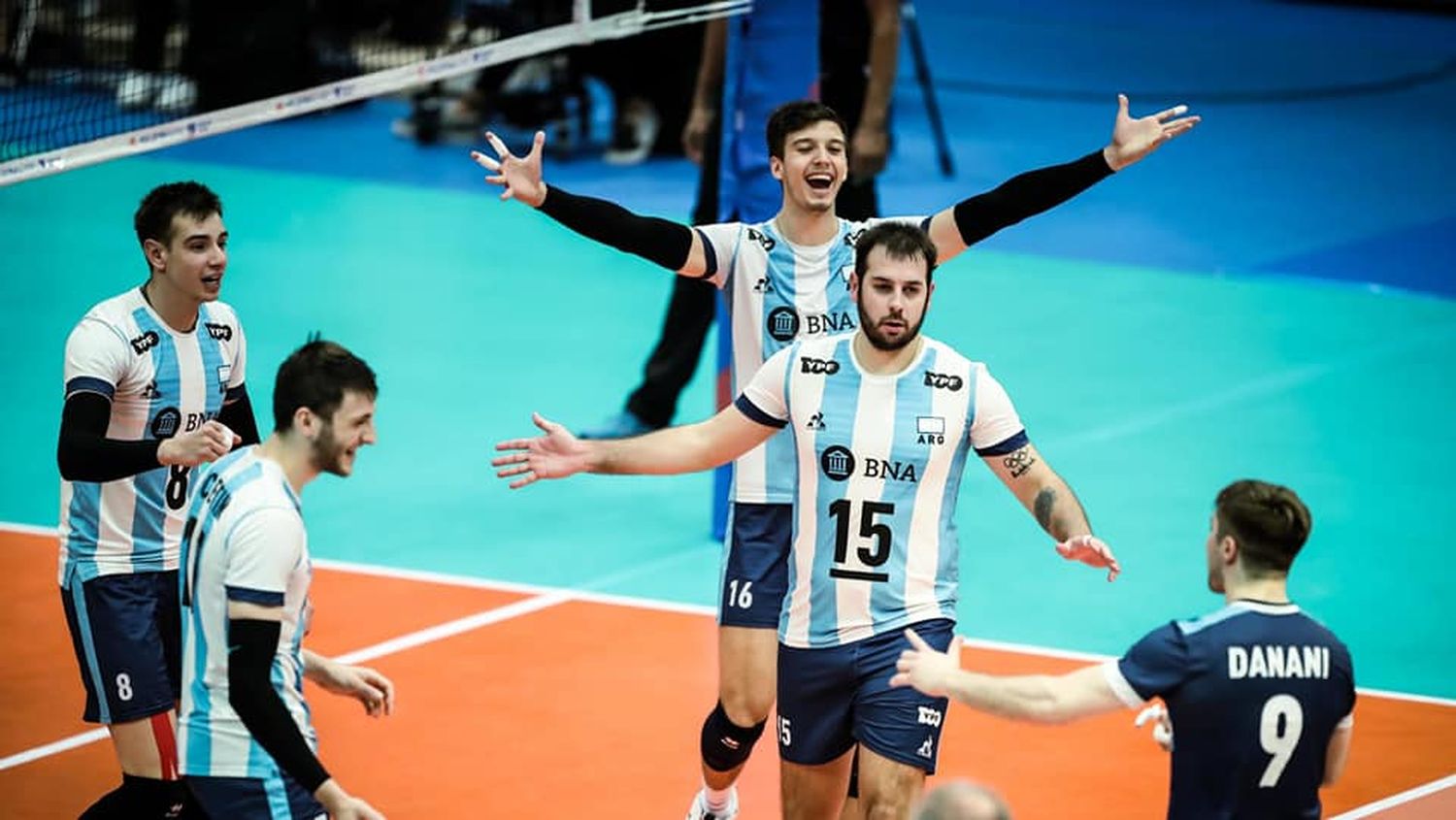 Con la vuelta de De Cecco, Argentina superó 3-1 a Canadá por la VNL en Osaka