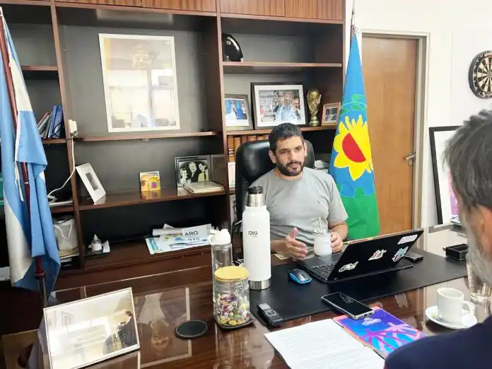 El presidente del IOMA, Homero Giles. (Gentileza IOMA)