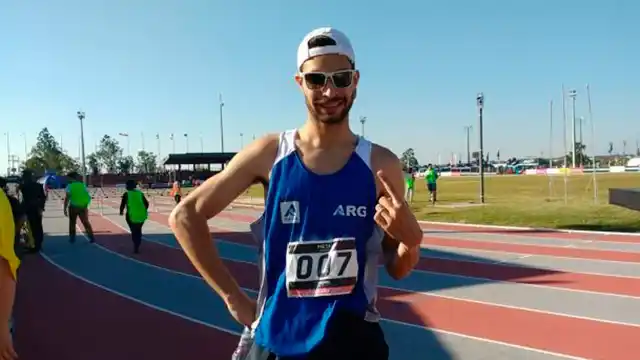 El concordiense Federico Bruno ganó la prueba de los 1500 metros del Campeonato Sudamericano de Atletismo