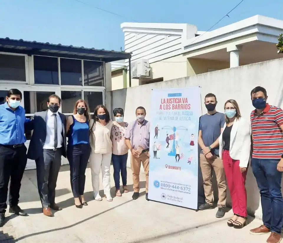 �SLa Justicia va a los barrios⬝ inició su actividad anual en Aldea Brasilera