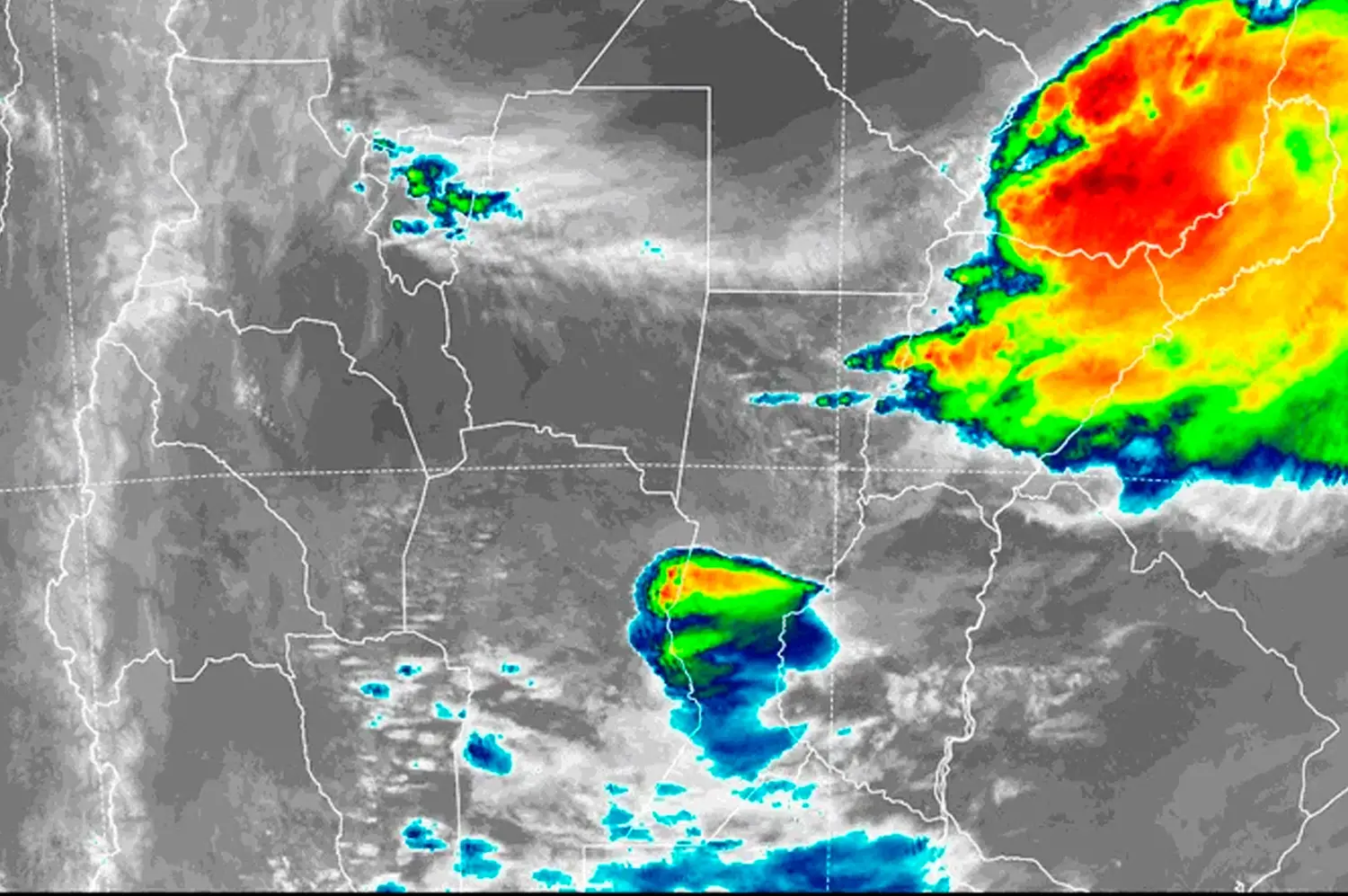 AHORA | Aviso a corto plazo por tormentas severas y granizo en Rafaela y la región