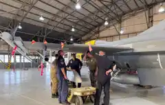 Se llevó a cabo una capacitación técnica y familiarización del F-16 en la VI Brigada Aérea de Tandil