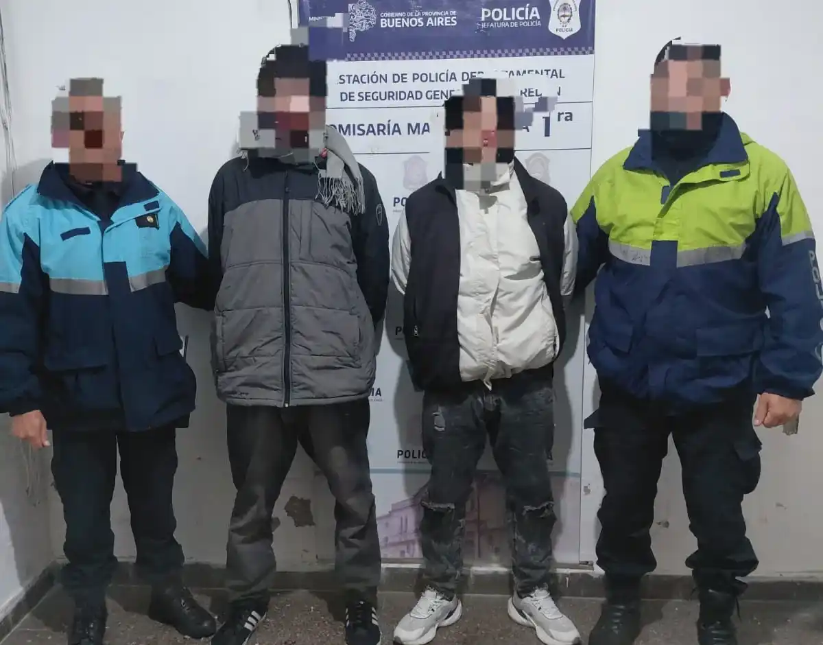 Los sujetos fueron atrapados en Belgrano, entre Guido y Funes.