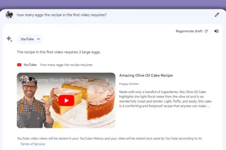 Bard, el chatbot de Google, ahora puede hacer resúmenes y responder preguntas sobre videos de YouTube