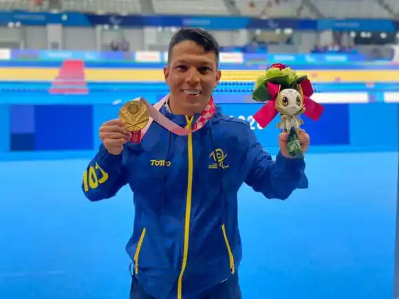 ORO PARA COLOMBIA en paralímpicos y récord mundial