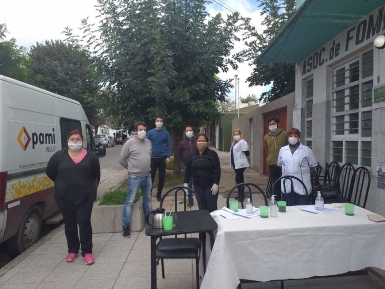 PAMI continúa con el operativo de vacunación antigripal en los barrios