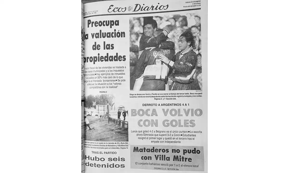 Lunes 20 de mayo de 1996