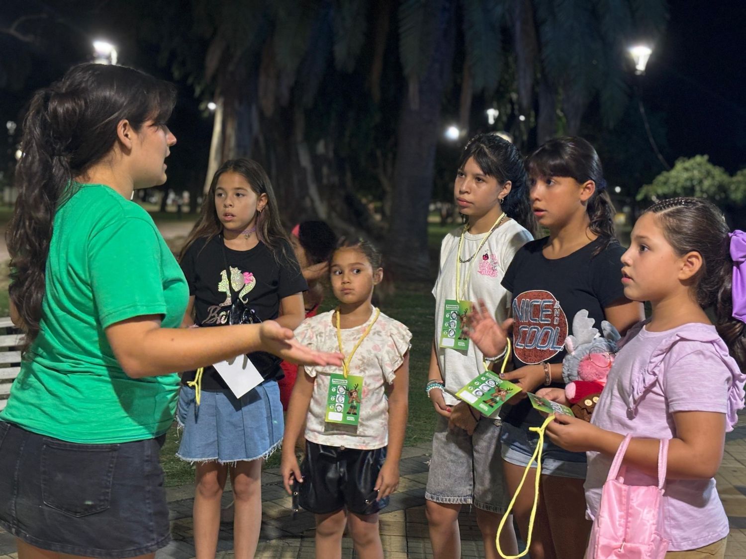 Buena cantidad de niños se sumaron a la propuesta.