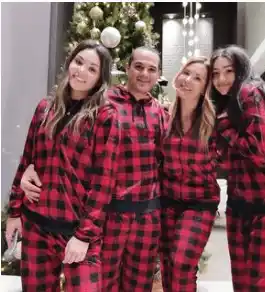 Minorka Mercado y su familia. Foto instagram