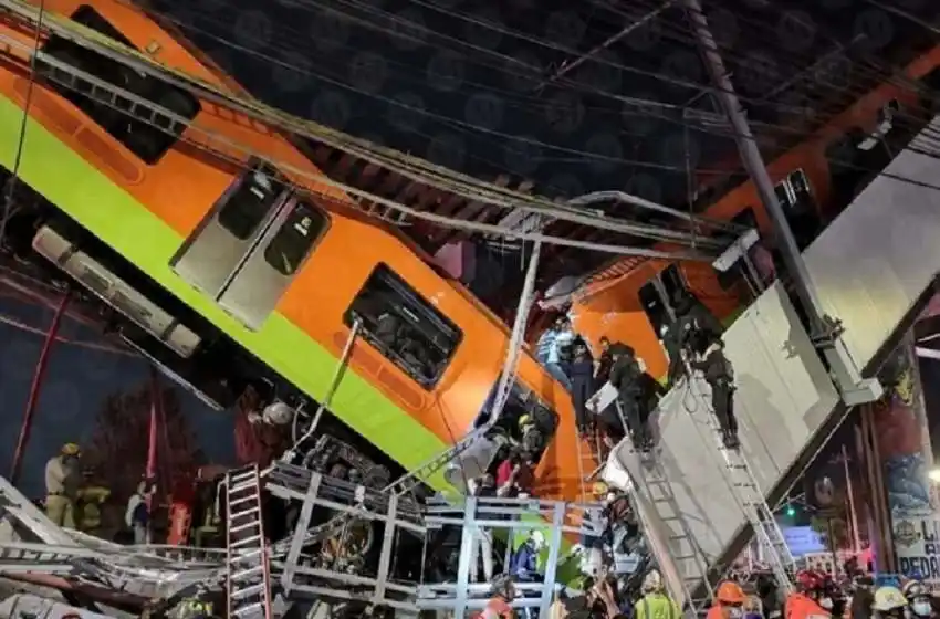 Tragedia en México: 23 muertos y 65 heridos tras el derrumbe de un tren